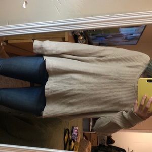 Tan over sized sweater!